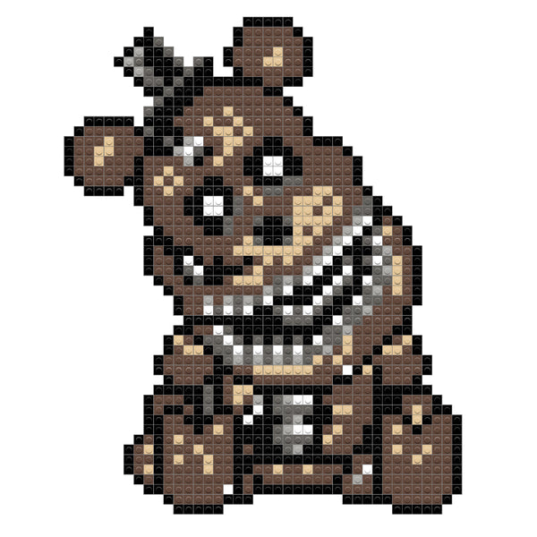 Withered freddy pixel art