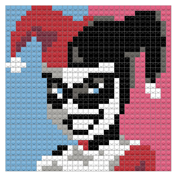 Minecraft Joker Batman Harley Quinn Pixel art, pixel art, roxo, DC