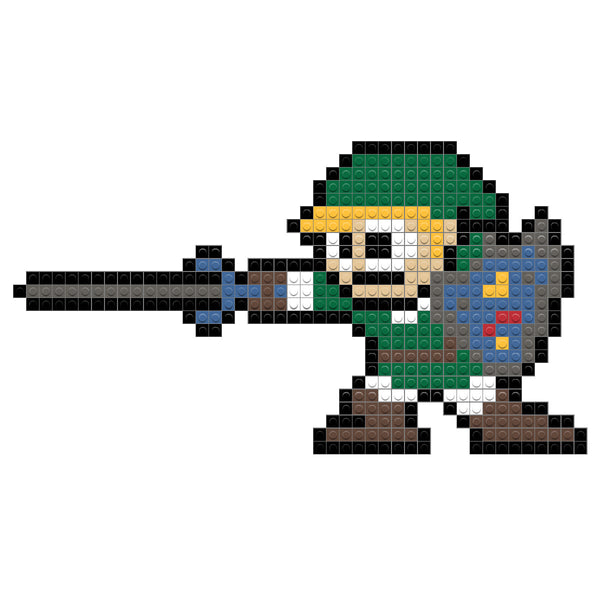 Link Sword Zelda Pixel Art – BRIK