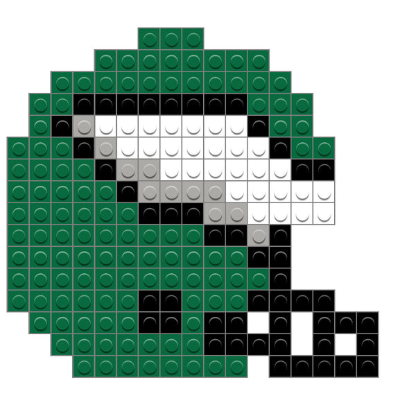 Building The Philadelphia Eagles Logo out of LEGO