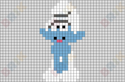 Smurf Pixel Art – BRIK