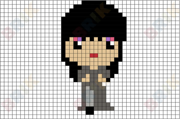 Elvira Pixel Art – BRIK