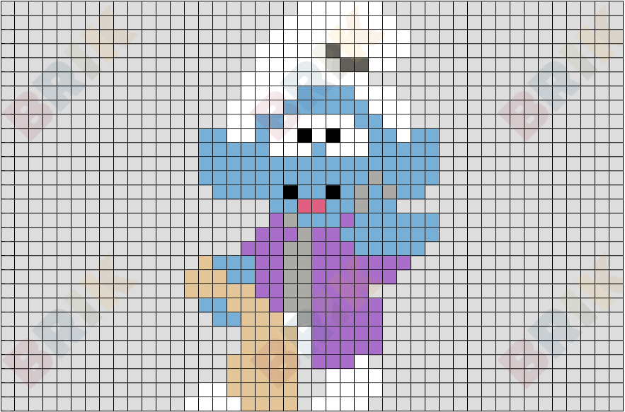 Smurf Pixel Art – BRIK