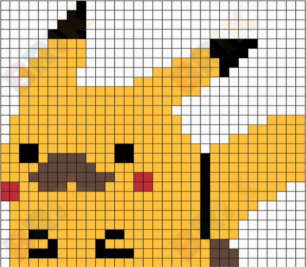 Pikachu with a mustache – BRIK