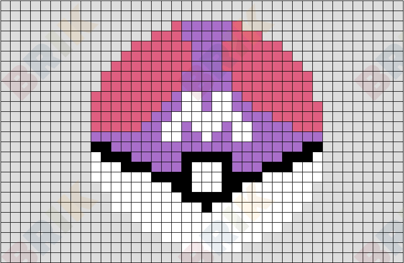 Pixilart - Master Ball  Master ball, Pixel art pokemon, Pokeball wallpaper