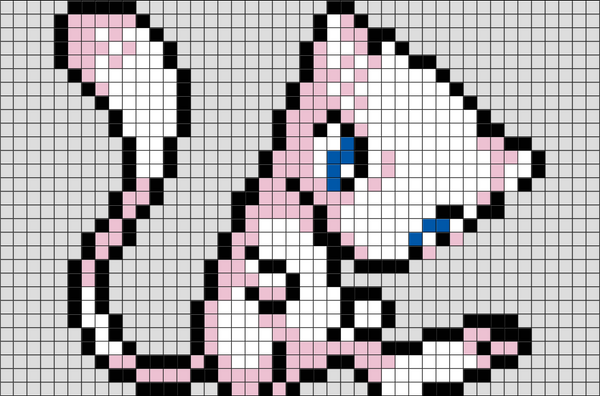 Pokemon Mew Pixel Art – BRIK