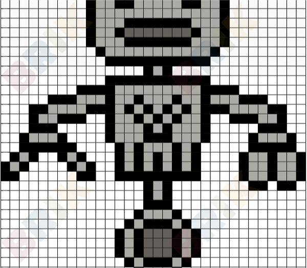 Robot Pixel Art – BRIK