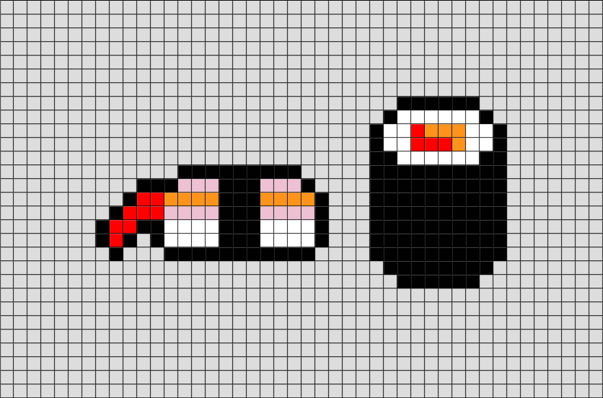 Pixel Art Journey on X: Felt like drawing some 32x32 sushi